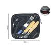 Comprehensive 4 Piece Tire Repair Kit with Buffing Wheel and Roller for Preparing Tire Surfaces and Supporting Patch Repairs