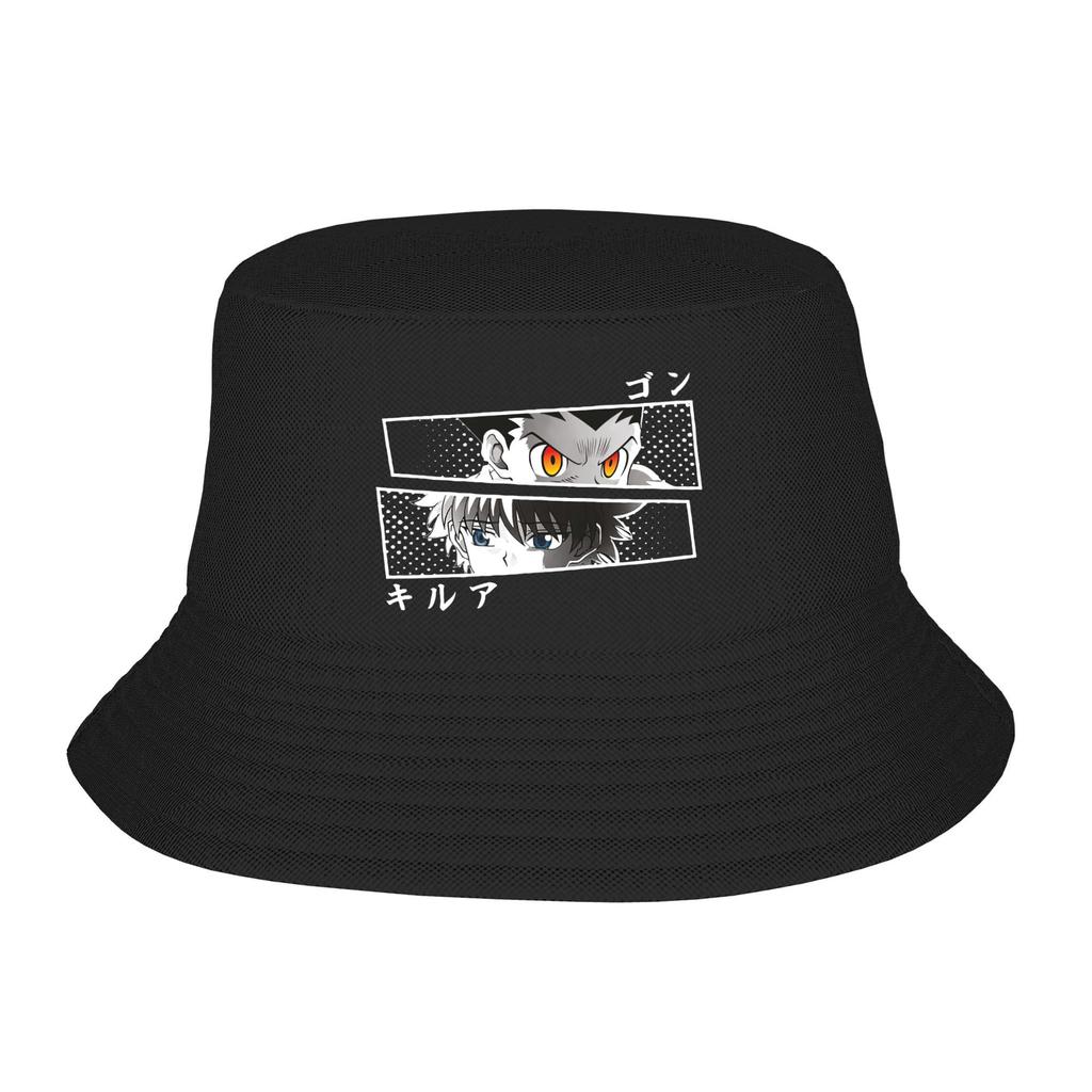 Hot Headwear Anime Hunter X Hunter Accessories Bucket Hats Street Women Hot Sun Hats Killua Zoldyck HxH Bob Packable Fishing Hat