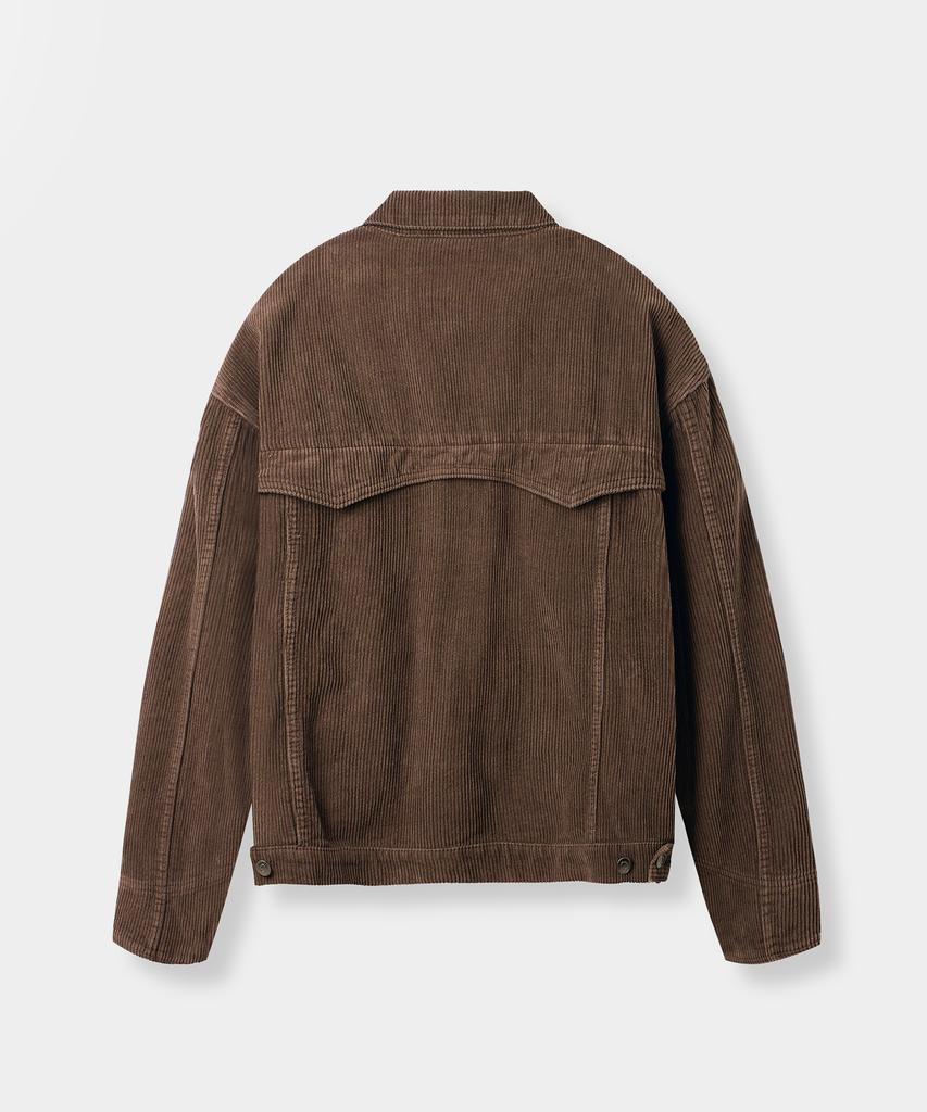 Euggen Eug Corduroy Trucker Jacket_Brown