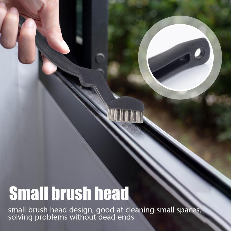 Wire Scrub Brush Steel Wool Small Brush With Tail Hook Rust Removal And Decontamination Curved Bristle Toothbrush For Cleaning