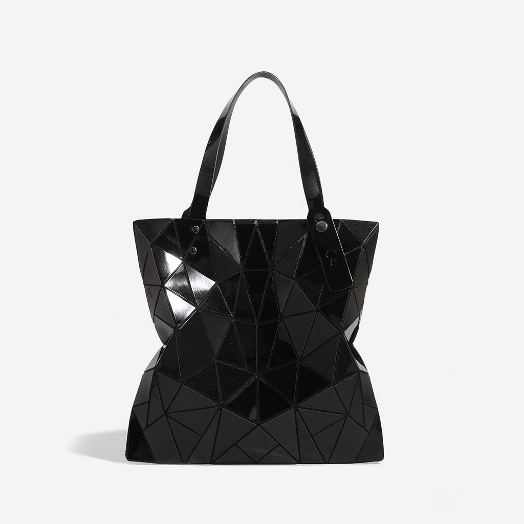 Borsa a Spalla Singola Geometrica a Forma di Diamante, Grande Capacità, alla Moda