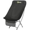 Camping Chair for Adults Heavy Duty Folding Camp Chair with Side Pocket and Carry Bag Black