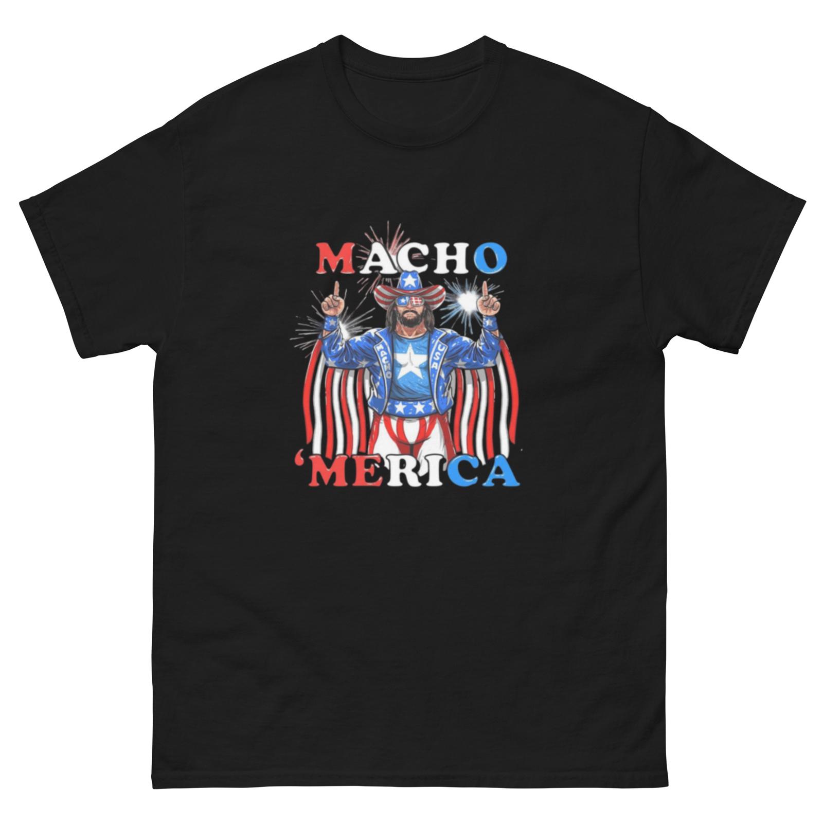 Унисекс футболка Мачо Мэн, Футболка MachoMerica, Футболки Про Реслинга, Футболка Мачо Мэн M