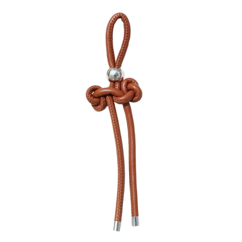 Personalized Wenchang Knot Keychain PU Leather Gift For Students Backpack Decoration And Daily Encouragement