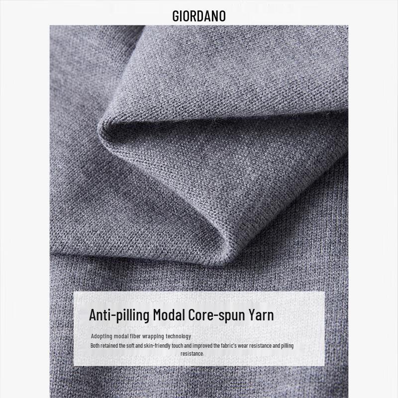 Giordano Women's Doll Collar Loose Knitted Cardigan