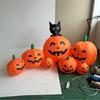 2.3 Meter Halloween Inflatable Pumpkins Prop EU 220V for Stage Adorable