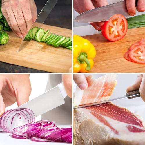 Multi-function Knife Sharpener with Sharpening Rod, Stainless Steel Material, Lightweight, No Sharp Points, Safe