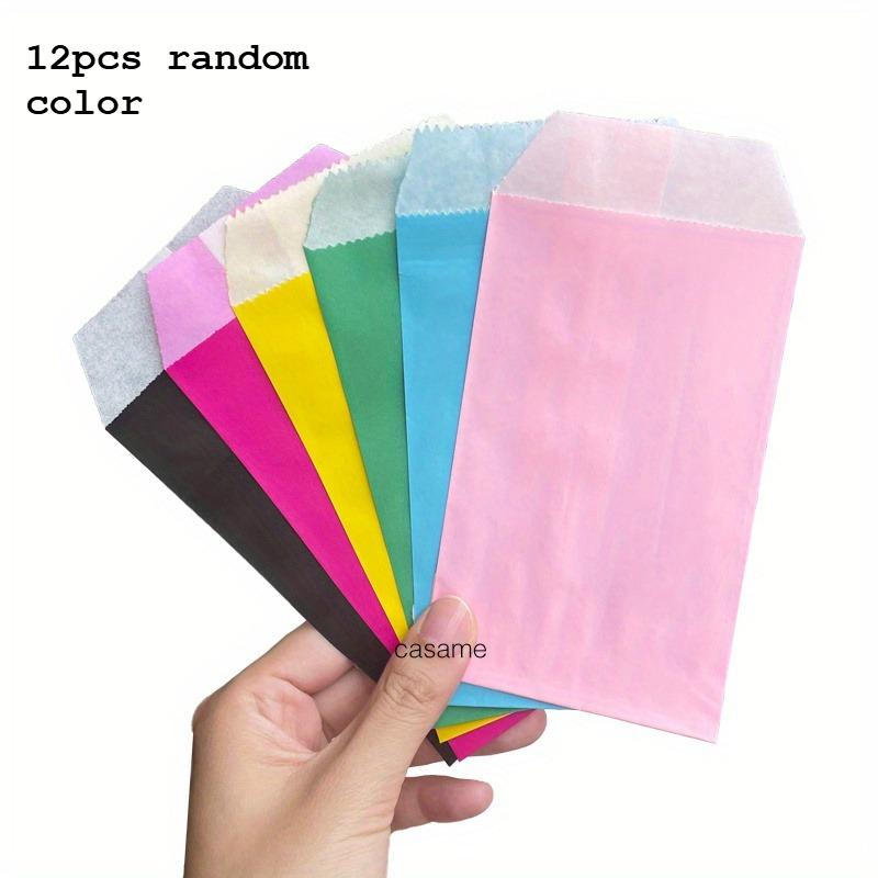 

Яркие цветные крафт-пакеты, 8x15 см - Идеально подходят для свадеб, вечеринок, упаковки для малого бизнеса, рукоделия и упаковки подарков