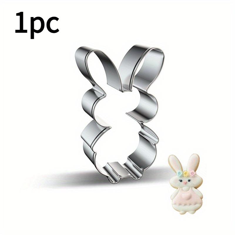 1pc Today S Hardware Easter Stainless Steel Cookie Molds,Cartoon Rabbit Cake Molds for Fondant Baking, Baking Molds,Baking Tools