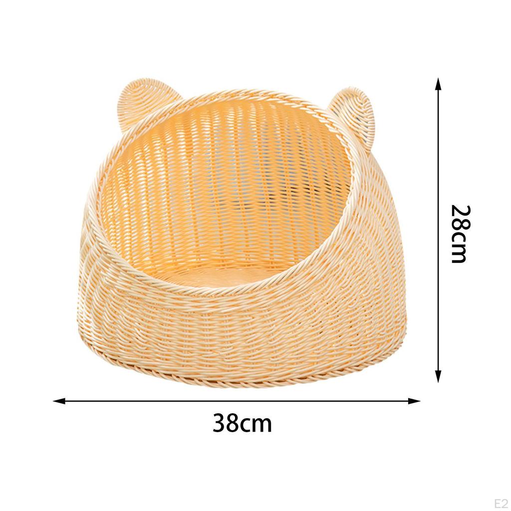 Cat Bed House All Seasons Available Kennel Lounge for Indoor Cats