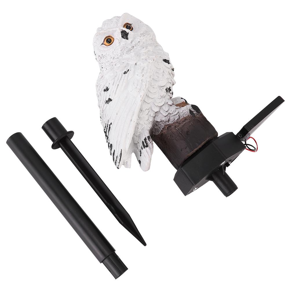 Owl     Lawn Ornament Waterproof Outdoor Yard Garden Lamp Decor