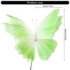 Large Handmade Gauze Butterfly Artificial Butterfly Ornament for Living Room Wall Window Garden Wedding Decoration