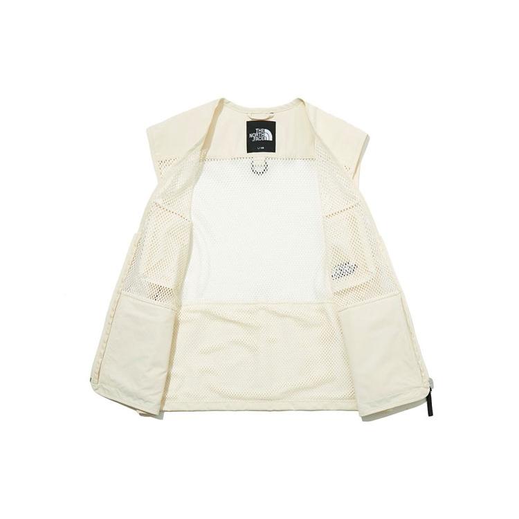 The North Face Vests Unisex White Collarless Moderate Other NV3BM02B