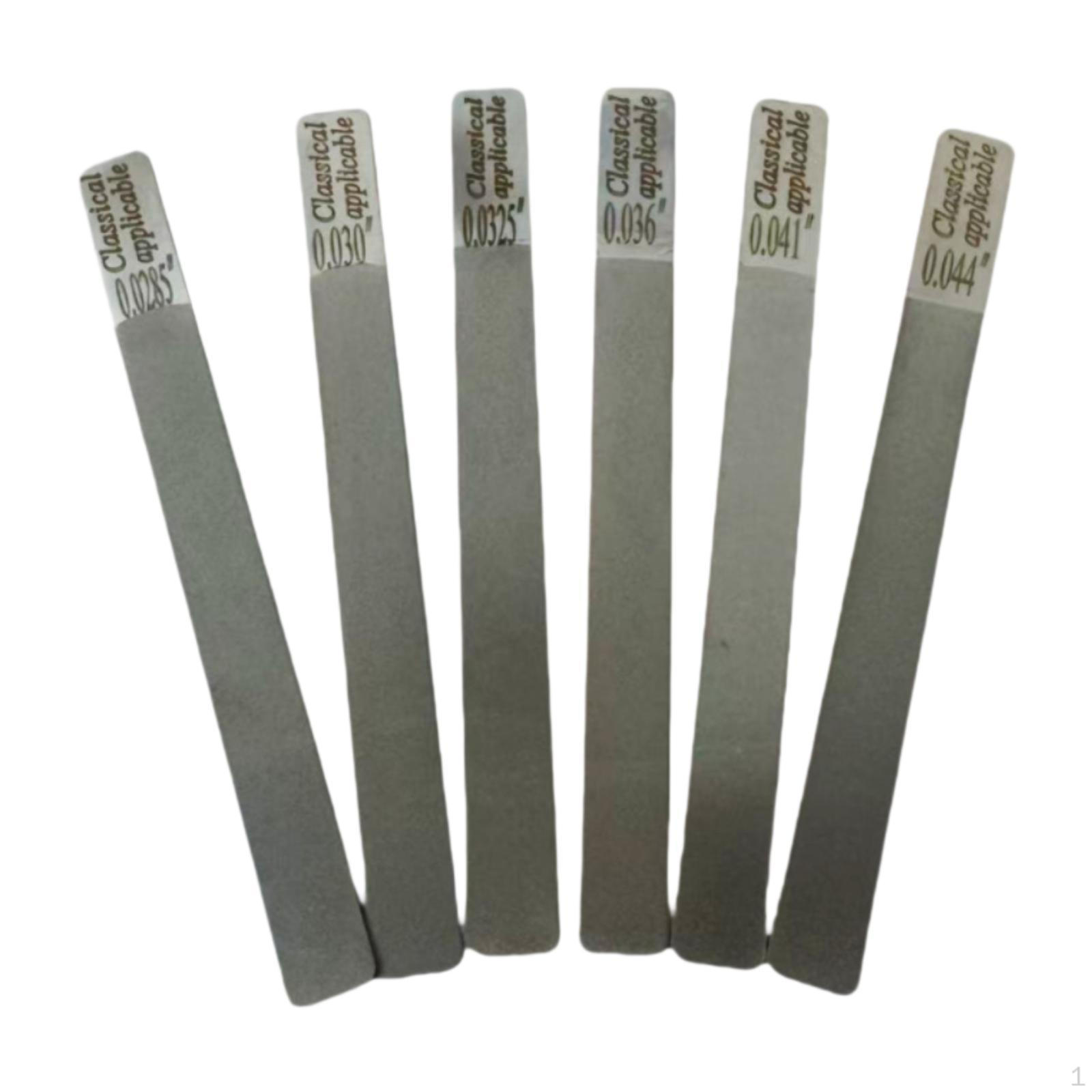 

6Pcs Guitar Nut files Luthier Repair Tool Kit Professional for DIY Enthusiasts Care Sturdy