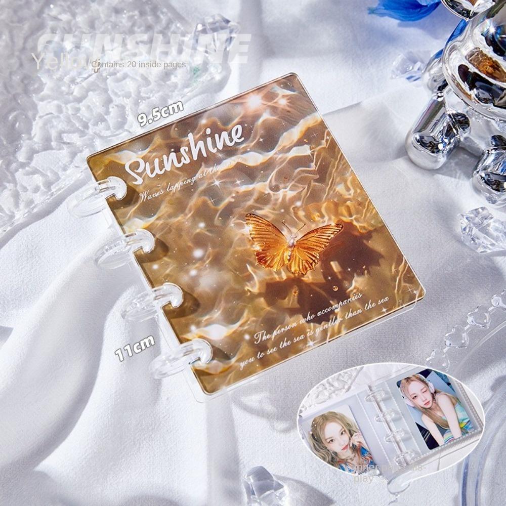 PP Photocard Binder Butterfly in Water Postcard Book New Collectible Card Album  Unisex