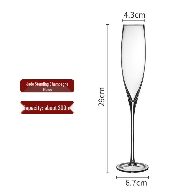 Jade Standing Champagne Flute