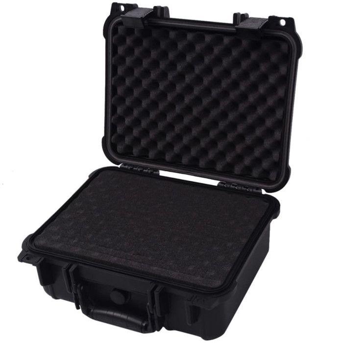 VidaXL Boîte de protection pour équipement 35 x 29,5 x 15 cm noir 142168