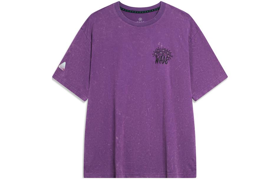 Li Ning Wade Collection T Shirt Unisex Amaranth Purple AHST941-7 XL