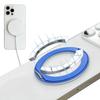 Magnetický držák kroužku pro Magsafe iPhone 17 Pro Max 17E 16E 16 Plus 15 14 13 12 11 Xs Mag Safe 360° otočný držák Příslušenství k pouzdru na telefon