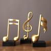 Golden Light Luxury Resin Handicrafts Collection: Ornaments for Office, Living Room, Wine & TV Cabinets