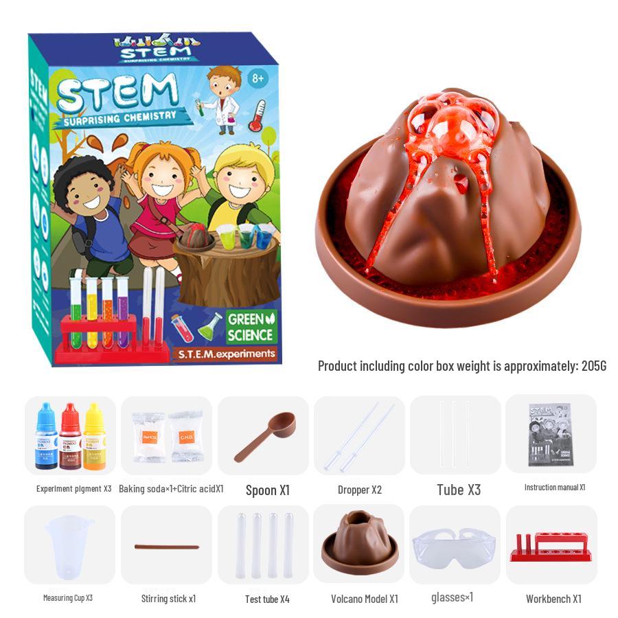 Cross-Border STEM Volcano Eruption DIY Science Kit for Kids