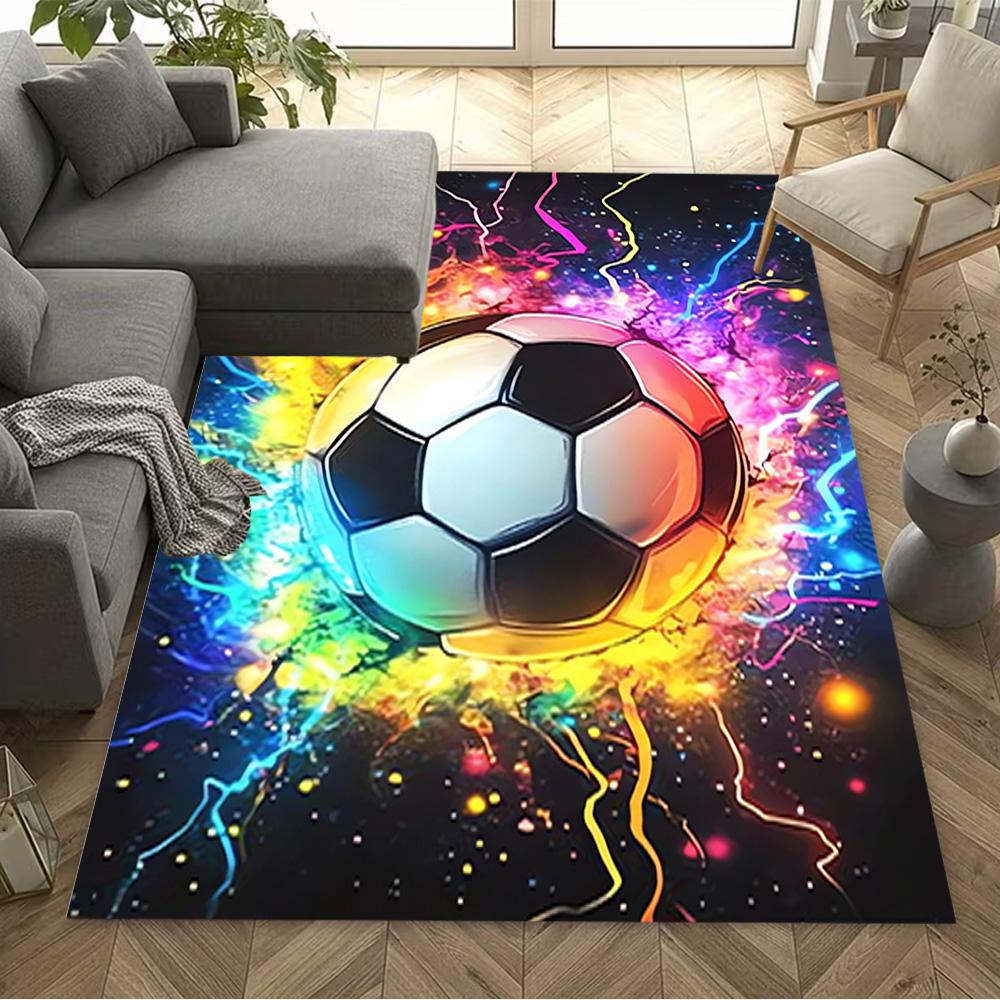 1pc soccer ball rug home carpet design for office decor gift living room bedroom