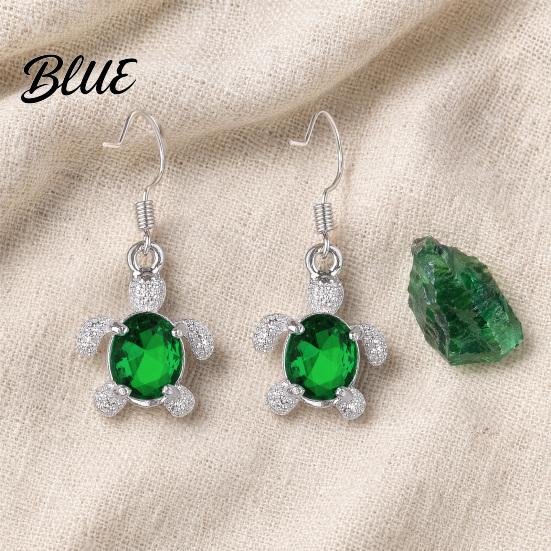 Vacation Style Jewelry 1 Pair Hook Earrings Turtle Shape Drop