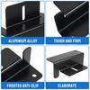 8 Pcs Solar Panel Mounting Bracket Holder Aluminum Alloy Solar Panel Z Brackets with Wrench Screws for Motorhome Boat Roof Wall and Off-Gird Roof