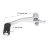 Shift Lever Motorbike Heel Gear Change Shifter Adjustable Silver Deform Resistant Shifter Pedal Motorcycle Foot Brake
