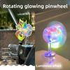 Car, Motorcycle, Wind Energy, Colorful Lights, Small Windmill Ornaments, Wind Power Generation, LED Lights, Car Roof Decoration