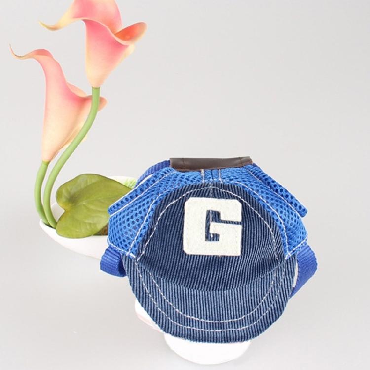 Dog Hat Dog Sun Hat Dog Baseball Cap with Ear Holes Adjustable Chin Strap Buckle