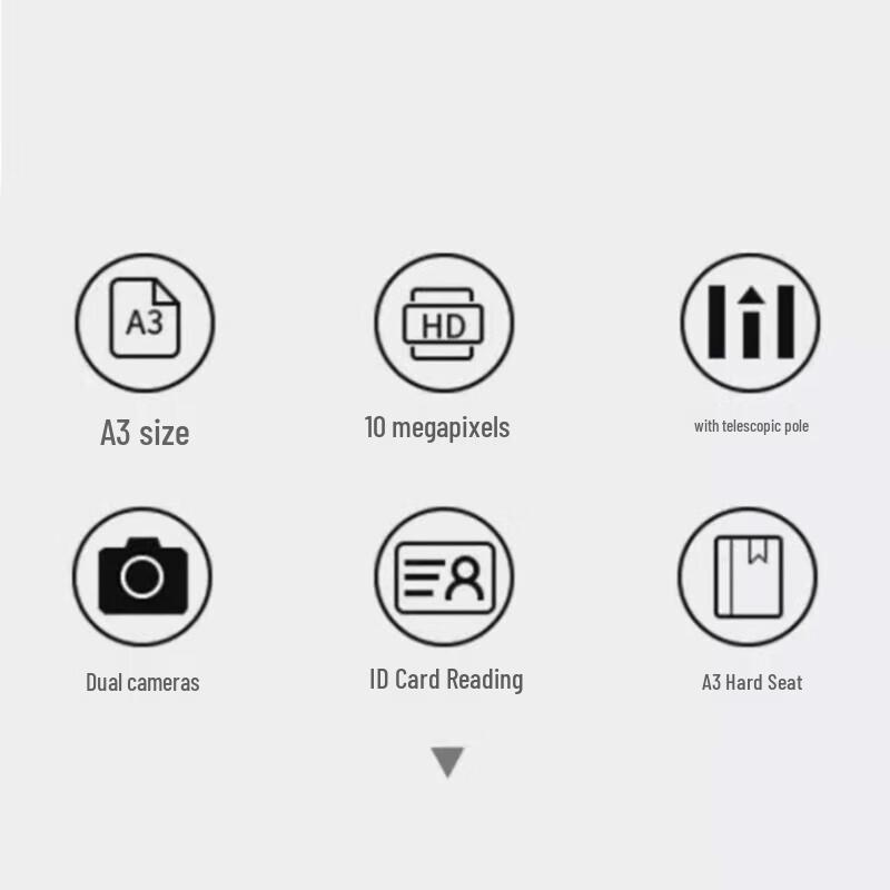 Qixing Linghang ID Card Reader & High-Speed Document Scanner