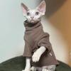 Sphynx Kattenkleding Winter Dikke Huisdierkleding voor Kleine Honden Katten Trui Shirt Zacht Warm Haarloos Katten Pyjama Teckel Kleding