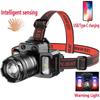 5-in-1 Sensor Headlamp for Camping and Fishing Search LightingHead Flashlight Super-Bright Headlamp Front Lanterns and Headlights