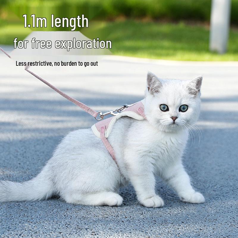 Cross-Border Pet Vest-Style Anti-Escape Harness for Cats & Small Dogs