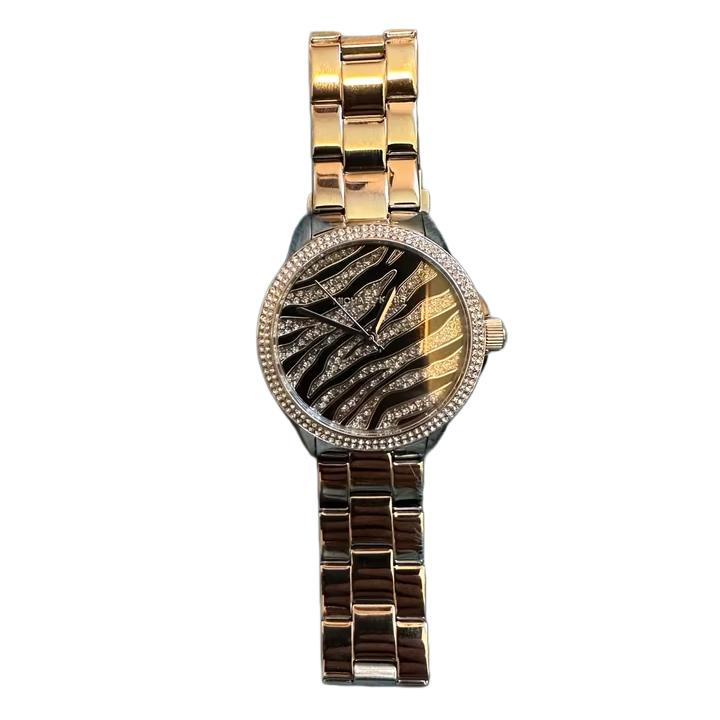 

Michael Kors MKO1010 Классические кварцевые часы с браслетом золотистого тона золотой