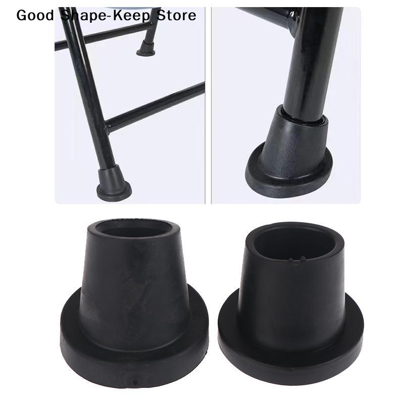 Tappetino Doccia di Alta Qualità, Sgabelli Doccia, Piedini Inclinati per Gambe Mobili ID 25/28mm, Tappi per Gambe Mobili Neri