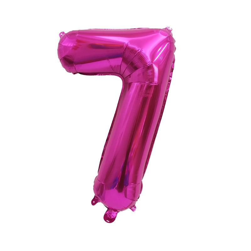 32 Inch Digital Balloon Rose Red Digital Caramel Color Medium Digital Helium Balloon Can Float