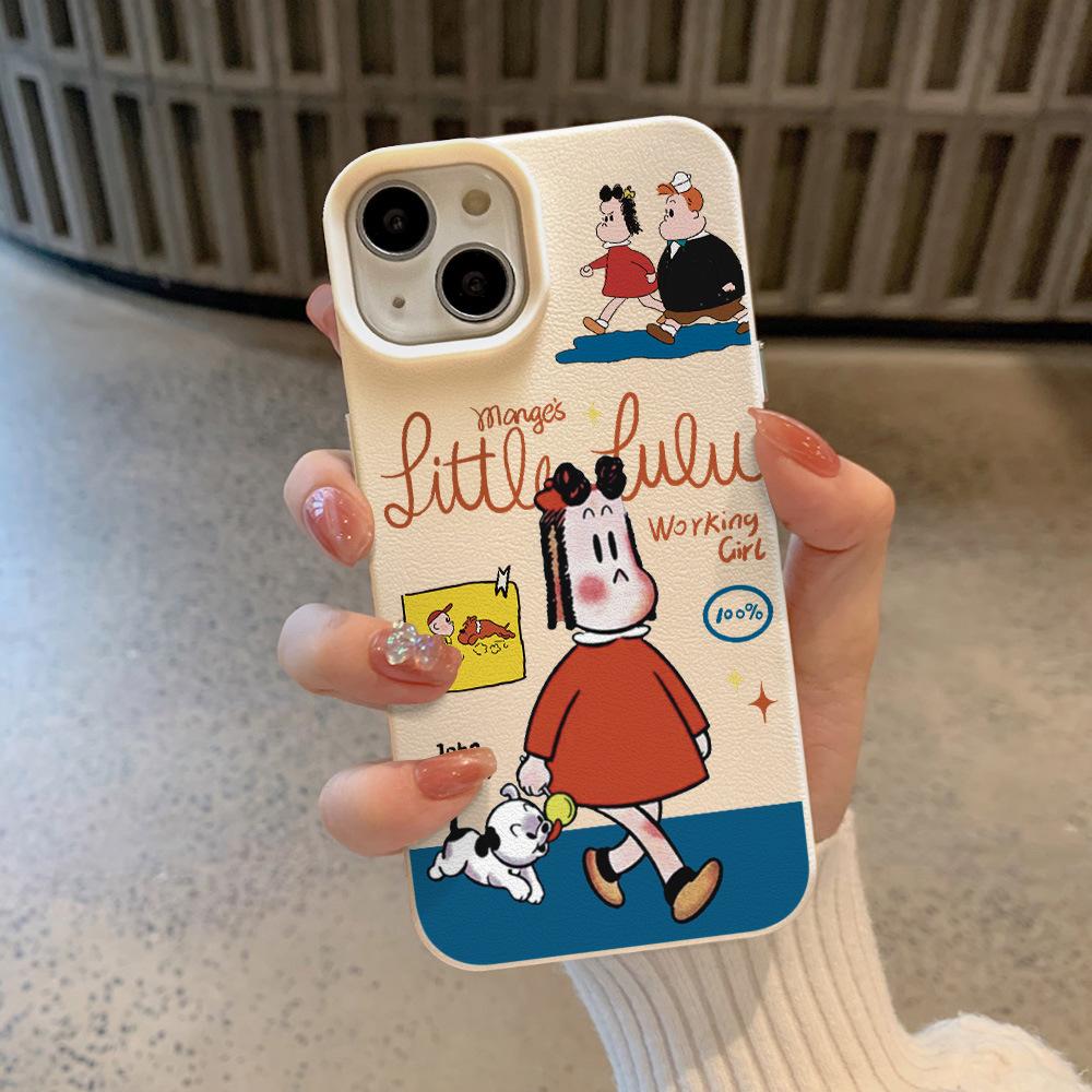 Japanese Ins Cartoon Animation Character for Apple 16 Mobile Phone Case for IPhone15 New 14plus Female 12/14