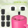 6Pcs Magnetic Straw Cap Silicone Enclosed Magnet Design Straw Cover Protector Compatible with BrüMate All Era and Resa Bottle