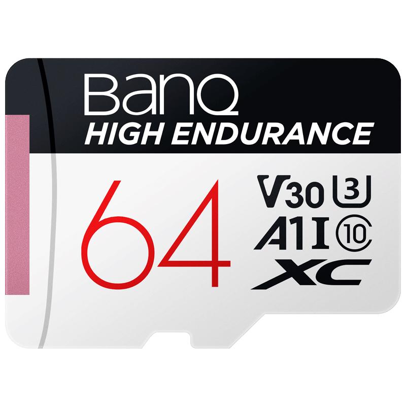 

Карта MicroSD Banq 64 ГБ A1 U3 V30 4K Dash Cam & Security