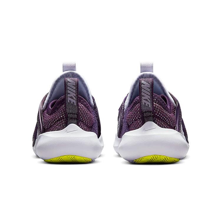 Nike Flex Advance Slip Resistant Cushioning Abrasion Resistant Low top Toddler Shoes White Purple Yellow CZ0189-500