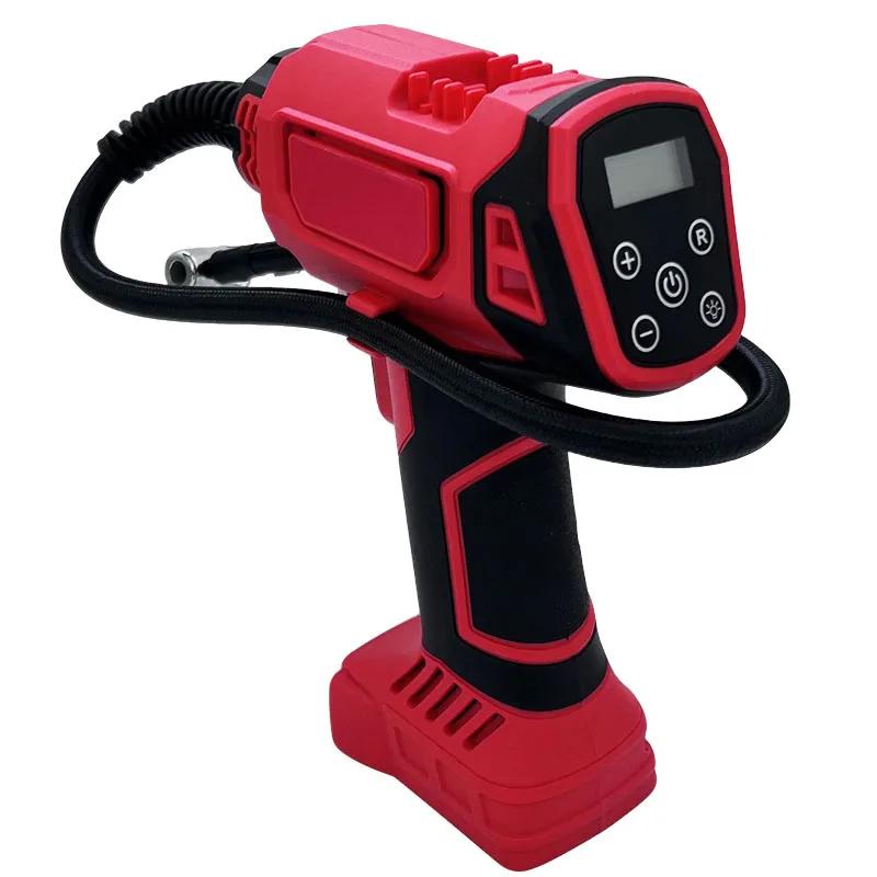 For Milwaukee 18V Battery Cordless Electric Air Pump Car Tire Automatic Inflator Handheld Air Compressor Rechargeable