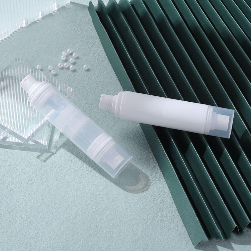 

Container Airless Lotion Bottle Women Atomizer Vacuum Pump Bottles Double Head Bottle Spray Bottle white-5ml double lotion