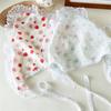 Sweet Floral Lace Hair Scarf Wraps Women Triangle Headscarf Thin Breathable Ribbon Retro Hair Accessories Headwear Turban Scarf