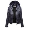 Womens Oversized Hooded Fleece-Lined PU Leather Jacket Plus Size 6XL Streetwear Rock Style Autumn Winter Coat
