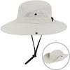 1pc Women's Outdoor UV-Protection-Foldable Sun-Hats Mesh Wide-Brim Beach Fishing Hat with Ponytail-Hole for Outdoor Activities