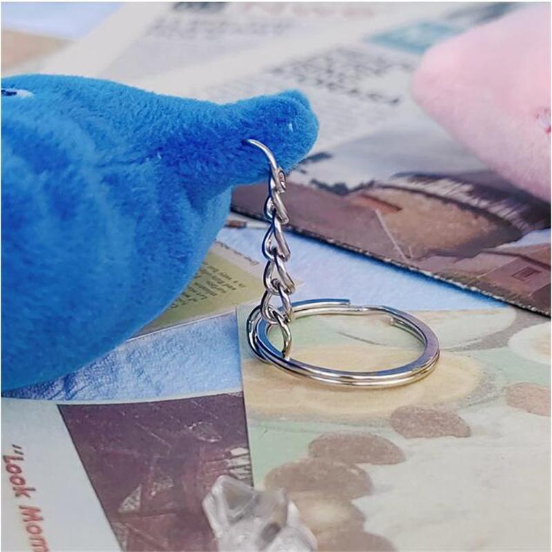 11Cm Shark Pendant Plush Toys Stuffed Ocean Animals Shark Dolls Cute Cartoon Small Decorations Christmas Gifts For Girls