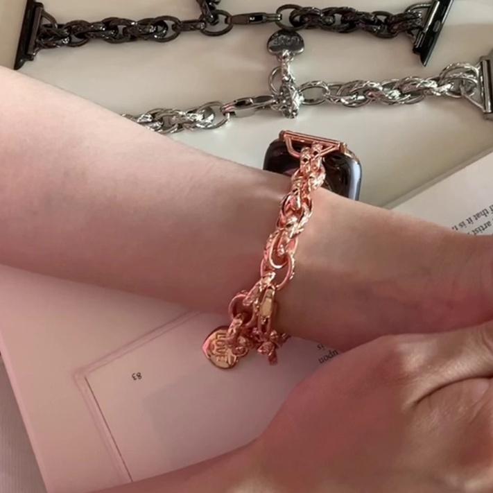 

Ремешок для часов Apple s8 с металлическим ремешком AppleWatch S7 6 5 4 3 из нержавеющей стали iWatchse 49/45/44/38 мм