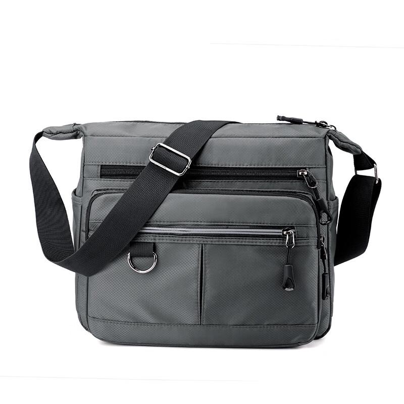 Men s Multi-Pocket Commuter Crossbody Bag